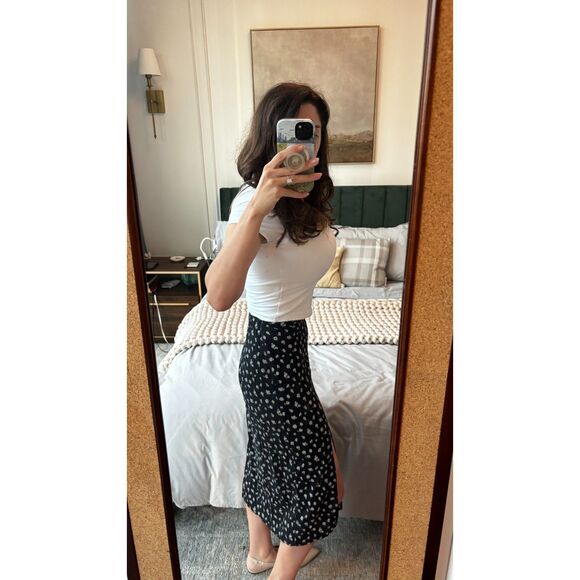 Hollister Floral Midi Skirt - Picture 2 of 5